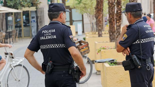 Imagen de archivo de la Policía Local de Valencia