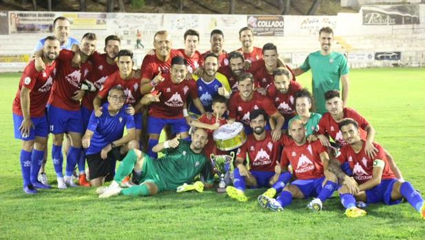 El equipo celebró la victoria ante el Getafe B