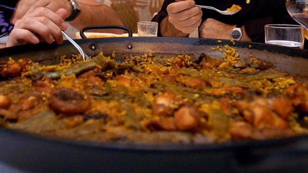 Imagen de archivo de una paella valenciana