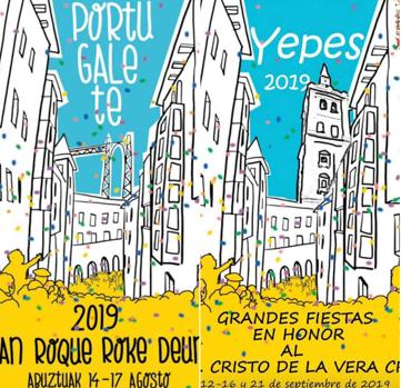 Los carteles Portugalete y de Yepes