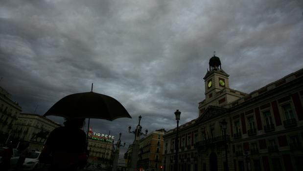 Tormeta de verano en Madrid en una imagen de archivo