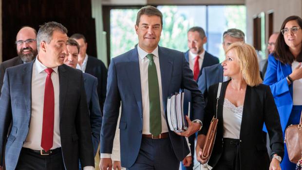Ángel Ibañez, este lunes en las Cortes de Castilla y León