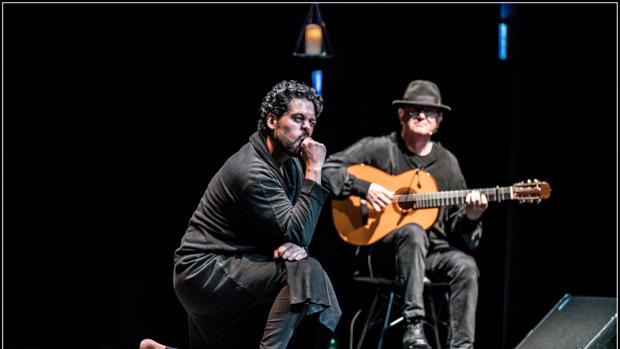 Antonio Campos y José Luis Montón durante una de las funciones de «Lazarillo de Tormes»