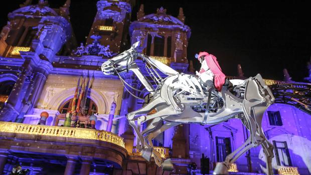 Imagen de la Cabalgata de Reyes de Valencia de 2019