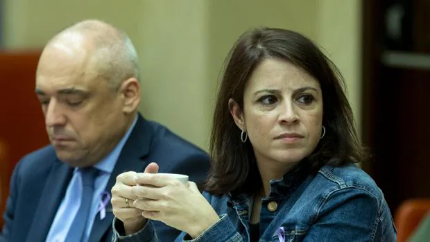 Adriana Lastra, en una imagen de archivo en el Congreso