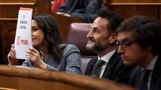 Lap ortavoz de Ciudadanos en el Congreso, Inés Arrimadas