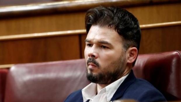 El portavoz de ERC en el Congreso, Gabriel Rufián