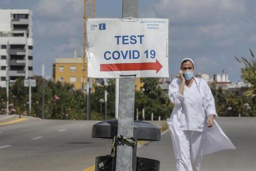 Image taken next to a hospital in Valencia