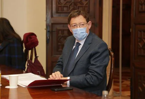 Image of the president of the Generalitat Valenciana, Ximo Puig, taken this Tuesday