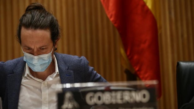 Pablo Iglesias, en el Congreso