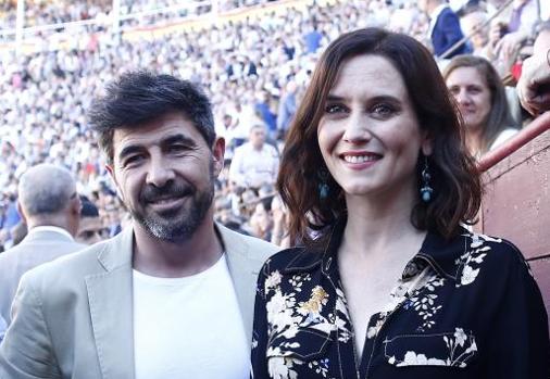 Díaz Ayuso attends a bullfight in Las Ventas in 2019