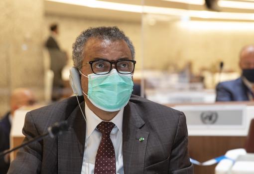 Imagen del director de la OMS, Tedros Adhanom Ghebreyesus