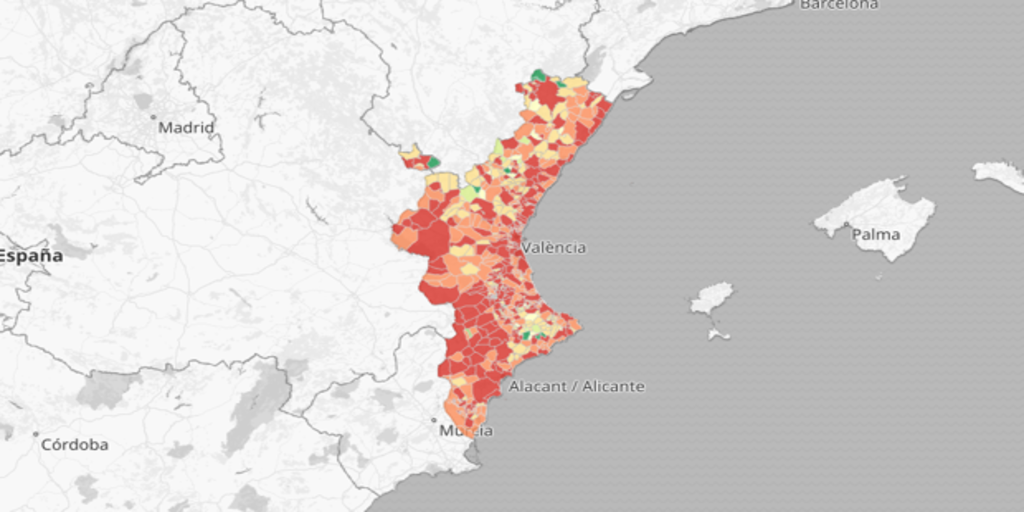 Listado De Los 126 Municipios De La Comunidad Valenciana En Riesgo Extremo De Propagacion Del Coronavirus