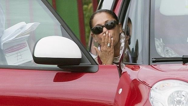 Isabel Pantoja, en diciembre, tras obtener el tercer grado