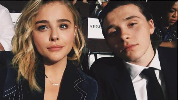 Beckham y Moretz en la convención demócrata para apoyar a Hillary Clinton