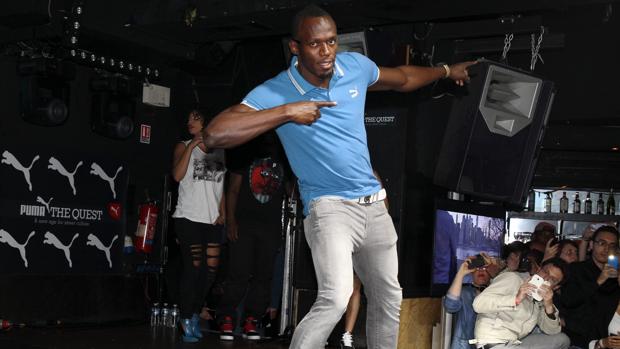 Usain Bolt en una discoteca