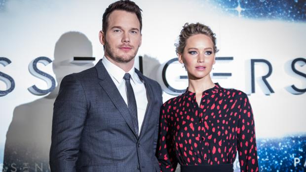 Chris Pratt y Jennifer Lawrence