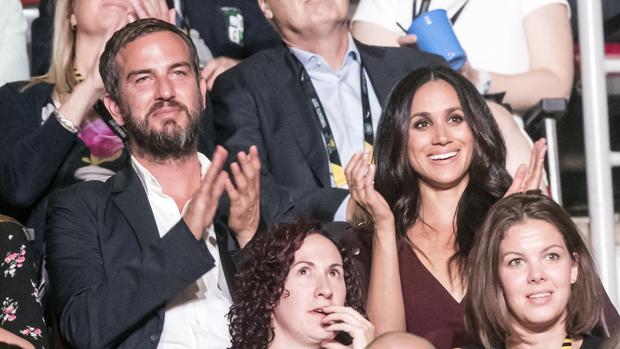Meghan Markle junto a Markus Anderson