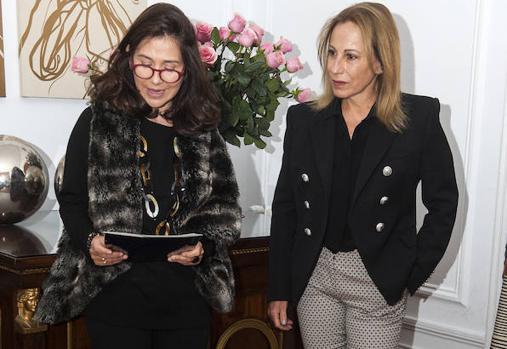 Marcela Astudillo, directora de ProColombia y Aída Furmansky, embajadora de Colombia en España
