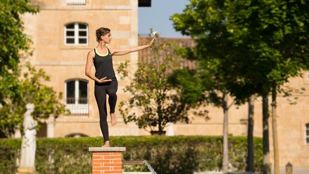 Sesión de yoga en Hacienda Zorita (Salamanca)