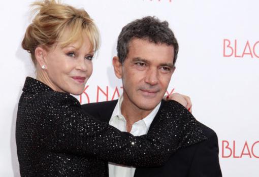 Antonio Banderas junto a su exmujer