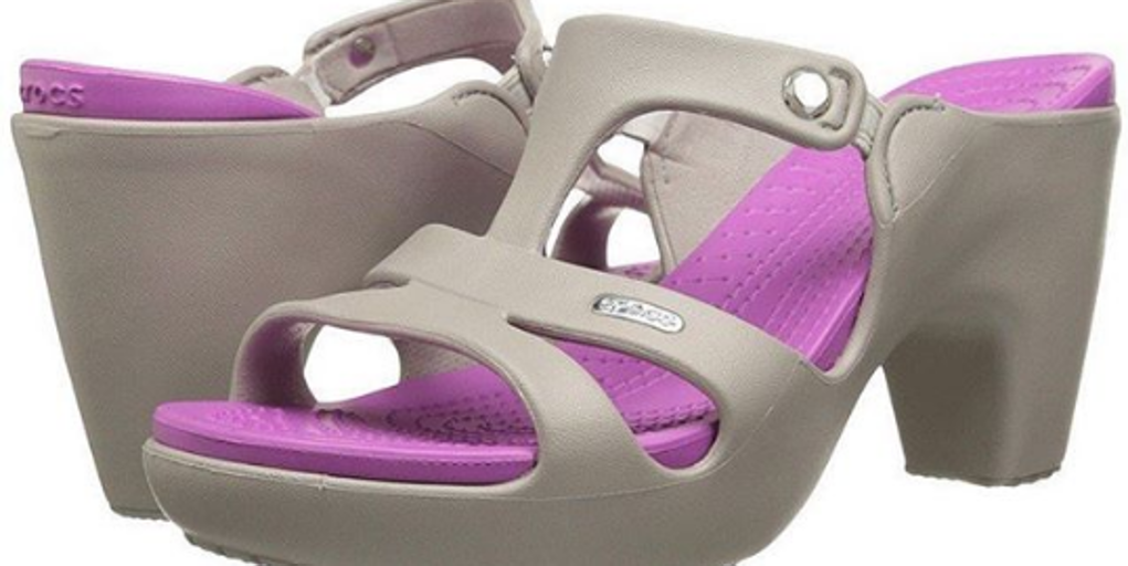 Las excéntricas sandalias de tacón que ha lanzado Crocs ya están agotadas