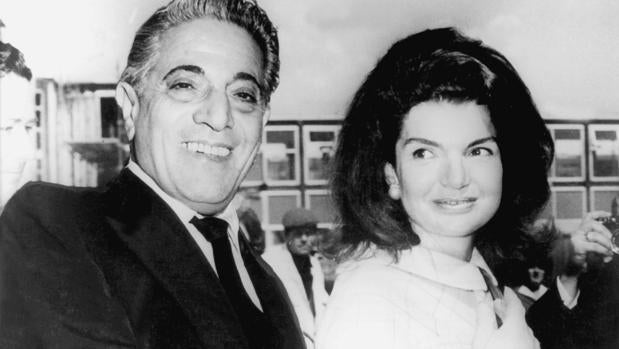 Aristóteles Onassis y Jackie Kennedy Onassis