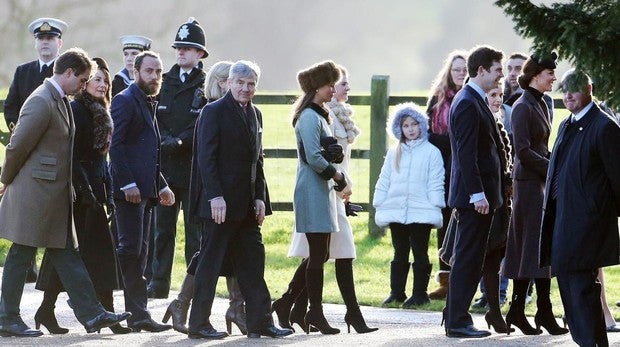 Algunos miembros de la Familia Real británica