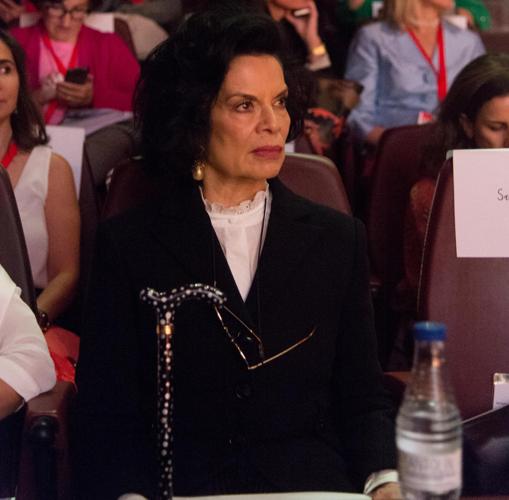 Jagger durante una ponencia