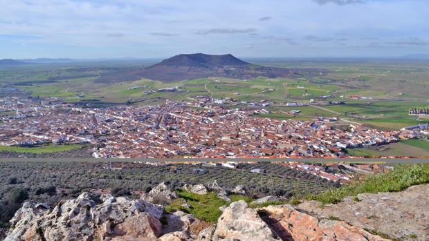 Vista panorámica de Cabeza del Buey (Badajoz)