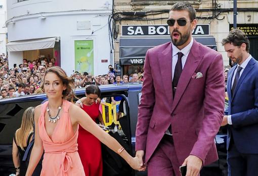 Cristina Blesa y Marc Gasol