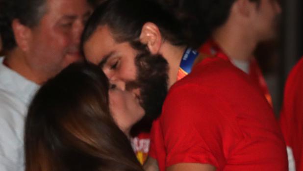 Ricky Rubio y Sara Colomé