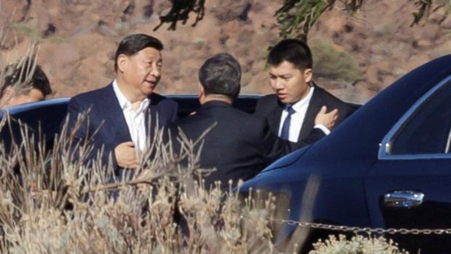 Un fuerte dispositivo de seguridad blinda las 24 horas de Xi Jinping en Tenerife