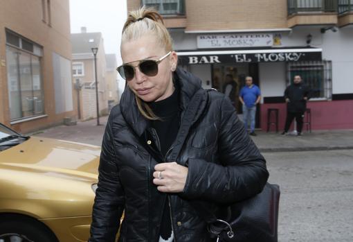 Belén Esteban el pasado lunes, un día después de conocerse la noticia de la muerte de Fran Álvarez