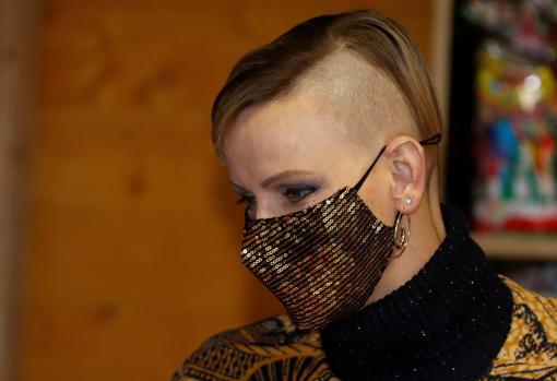 El radical medio rapado de la princesa que lució en diciembre de 2020