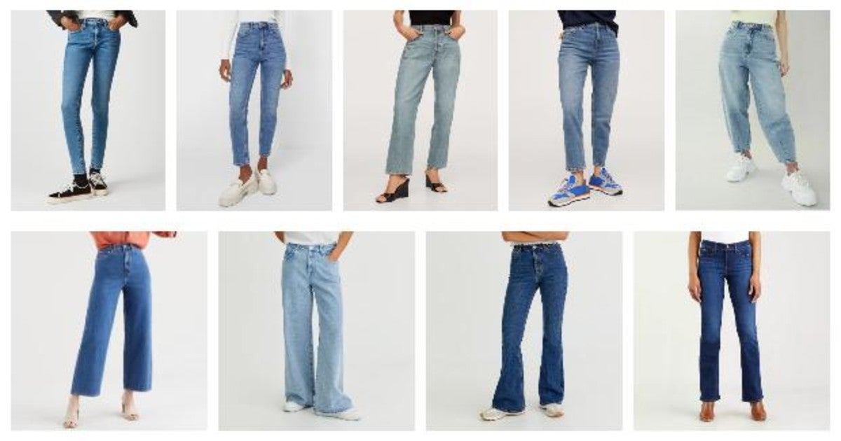 De los 'skinny' a los 'slouchy', la guía definitiva para acertar con los  vaqueros al comprar por internet