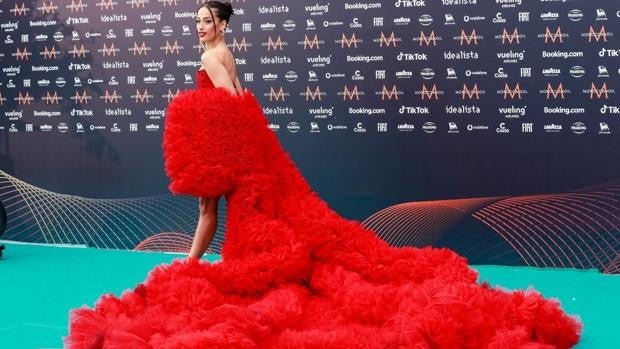 Festival Eurovisión 2022: Chanel Terrero y su look inspirado en Rosalía y  Andalucía para la gala de apertura de Eurovisión