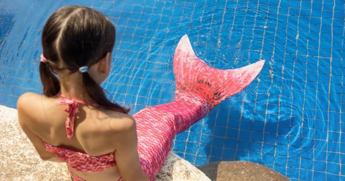 colas de sirena para ninas muy de moda
