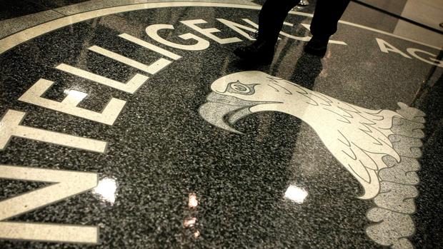 El famoso logotipo de la CIA en Langley