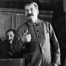 Stalin, durante uno de sus discursos, en 1940