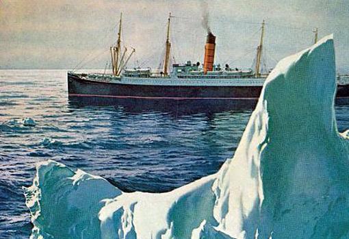 El «Capathia», uno de los barcos que se dirigió al lugar de la catástrofe