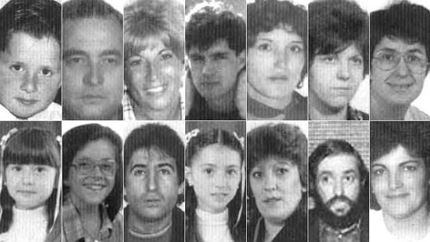 Así eran las vidas (una a una) de los 21 asesinados por ETA en el Hipercor  de Barcelona