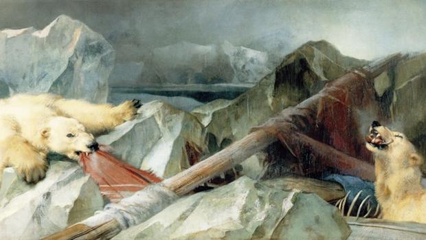 Cuadro de Edwin Landseer titulado «Man Proposes, God Disposes» (1864)