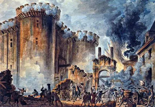 Ilustración del asalto a la prisión de la Bastilla