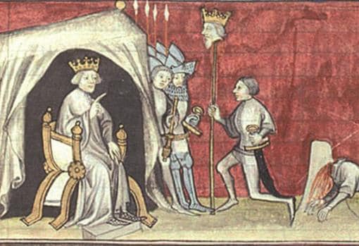Enrique II decapitó a su hermanastro Pedro I y exhibió su cabeza clavada en una lanza. De ahí su sobrenombre de Enrique «El Fratricida»