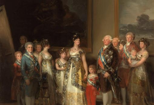 La familia de Carlos IV, pintura de Francisco de Goya