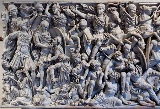 Panel central del Sarcófago Ludovisi
