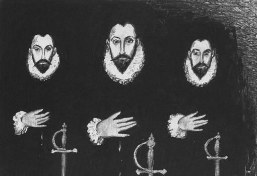 Osso, Mastrosso y Carcagnosso, los tres náufragos españoles