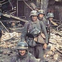 Soldados alemanes en el frente ruso