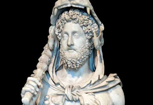 Busto de Cómodo, al que le gustaba ser representado como Hércules